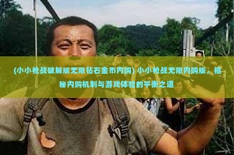 (小小枪战破解版无限钻石金币内购) 小小枪战无限内购版，揭秘内购机制与游戏体验的平衡之道