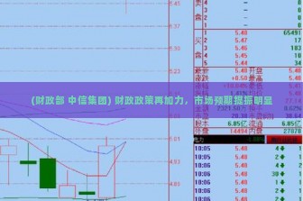 (财政部 中信集团) 财政政策再加力，市场预期提振明显